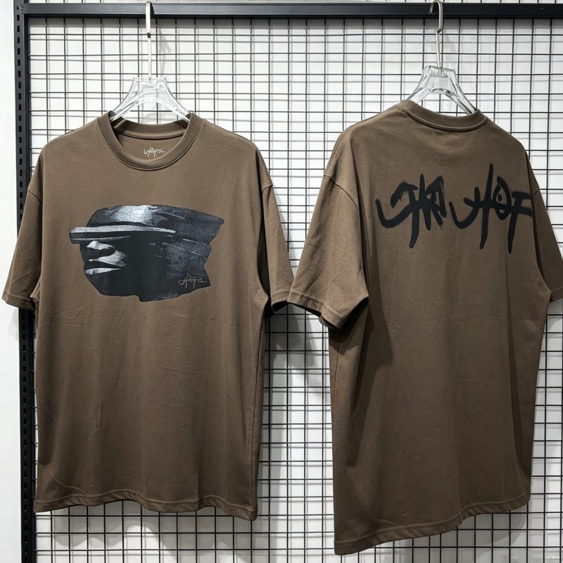 Cactus Jack Tee - Bruine stenen standbeeldprint Zomer Utopia T-shirts