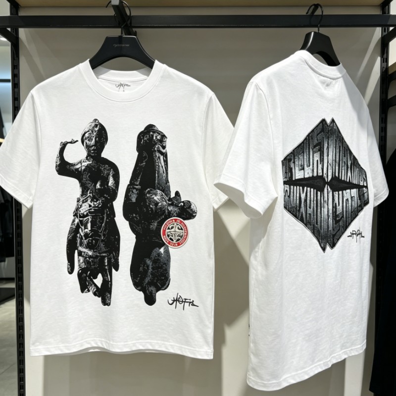 Cactus Jack Tee - Zomer witte ademende katoenen Utopia Cactus