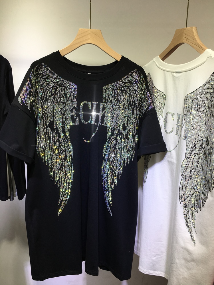 L-4XL Oversize Rhinestone Enge - Streetwear Brand Top recensie en prijs