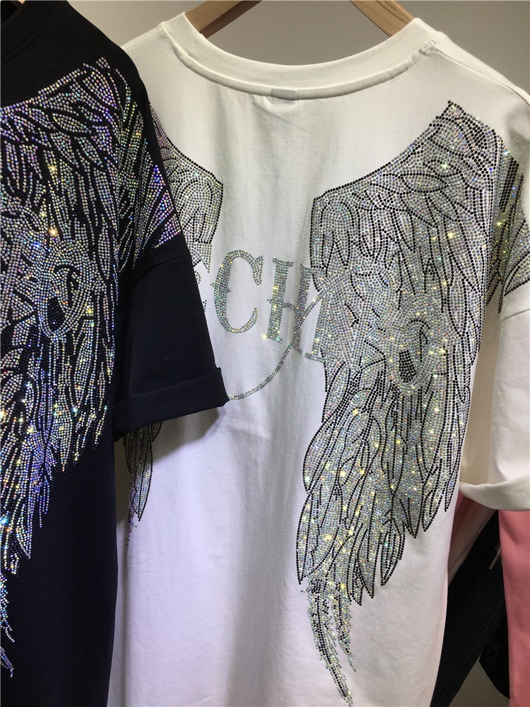 L-4XL Oversize Rhinestone Enge - Streetwear Brand Top recensie en prijs