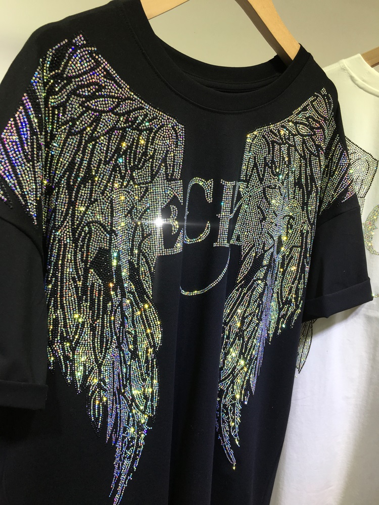 L-4XL Oversize Rhinestone Enge - Streetwear Brand Top recensie en prijs