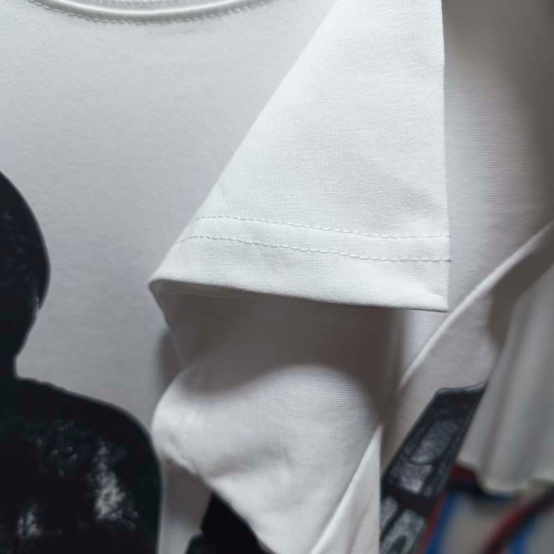 Zomer witte ademende katoenen  - Cactus Jack Tee recensie en prijs