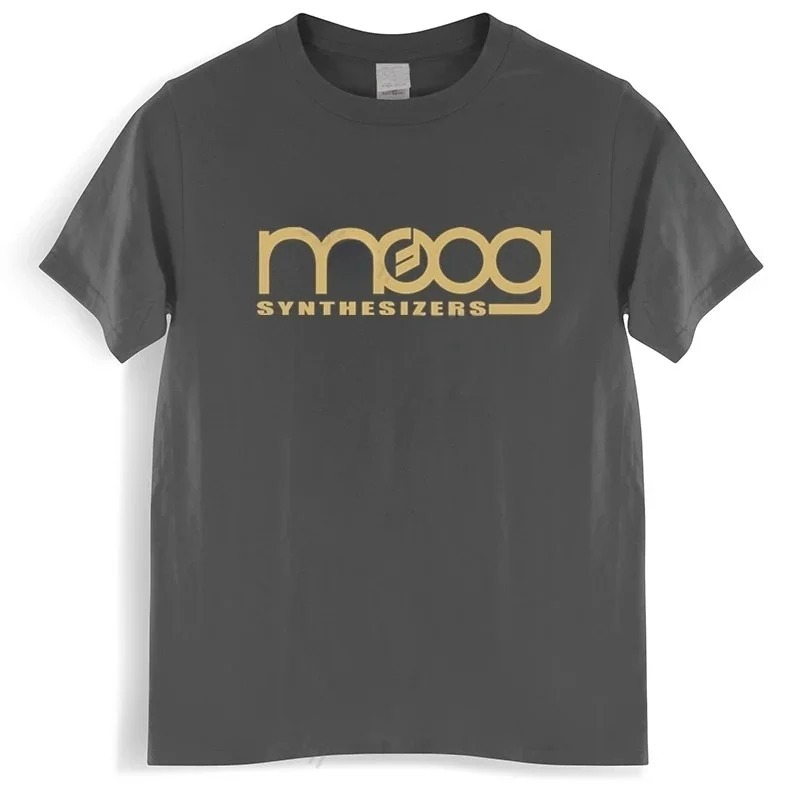Moog Synthesizer Zwart Print T - Streetwear Brand Top recensie en prijs